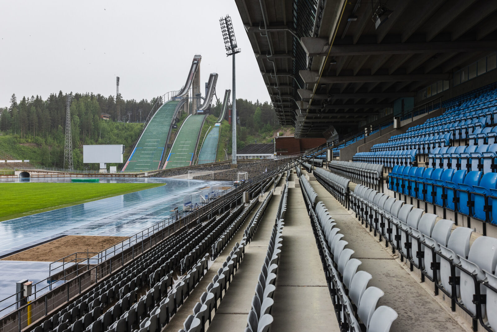 Mäkistadionin rinnekatsomo remonttiin kesäkuussa